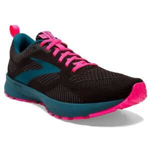 Brooks - Revel 5 Running Shoes in Black/Blue/Pink - Size 9.5